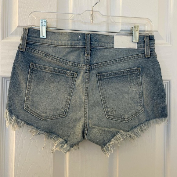 NWOT Urban Outfitters Pistola Gigi Low-Rise Cutoff Denim Shorts - Picture 5 of 5
